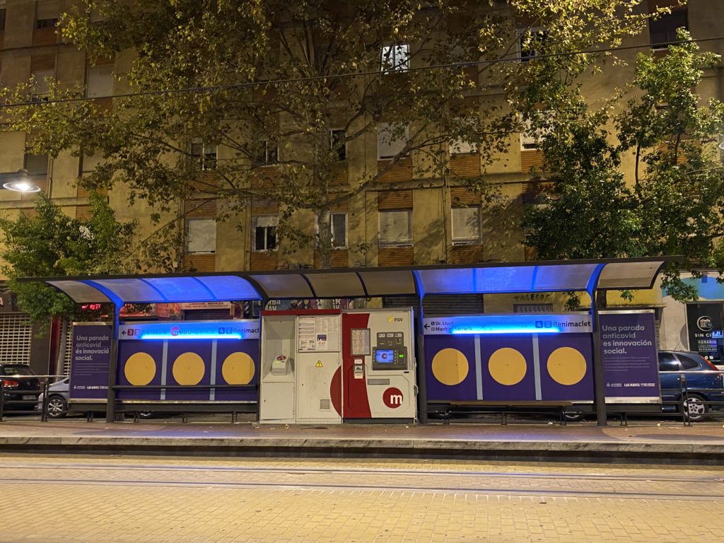 Parada tranvía Esto es innovación