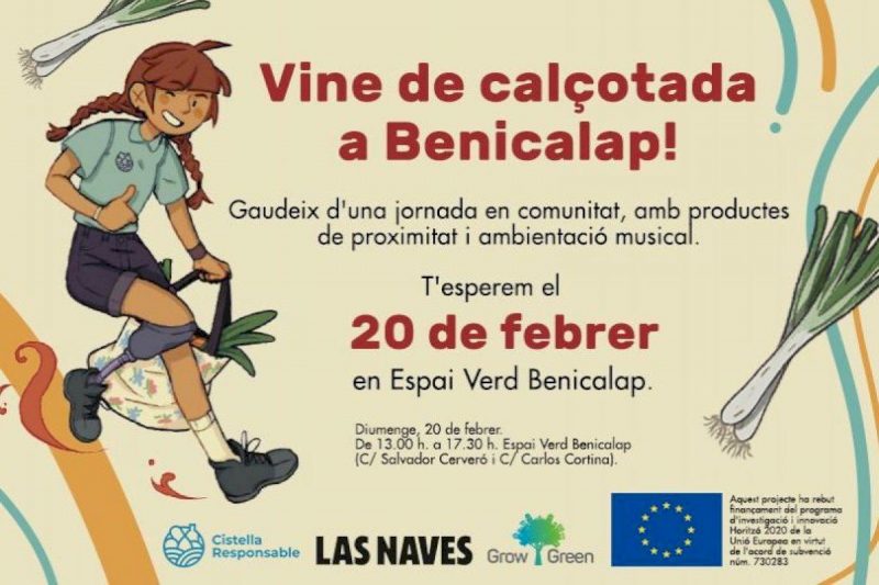 Benicalap gaudirà aquest diumenge d’una calçotada impulsada per la Cistella Responsable del projecte GrowGreen (El Periòdic)